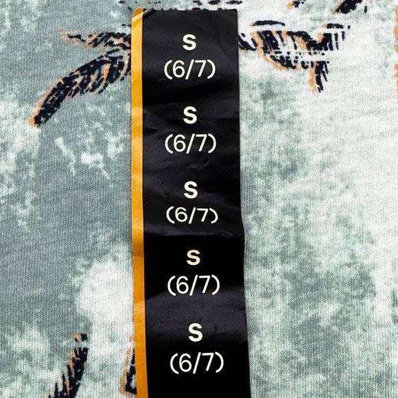 Art Class Boy's Size Small 6-7 Tee Shirt Short Sleeve Palm Trees Green New - Picture 5 of 13